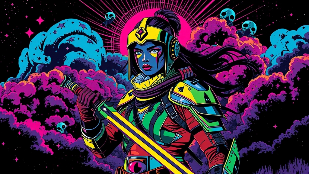 배우들의 연기와 캐릭터 (popart 스타일)
