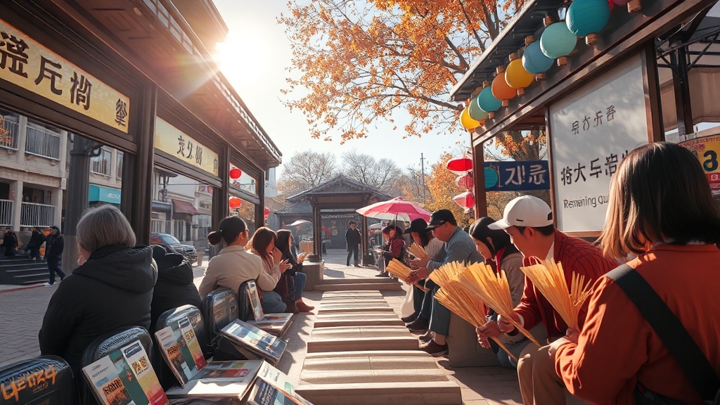 축제 관련 꿀팁 (realistic 스타일)