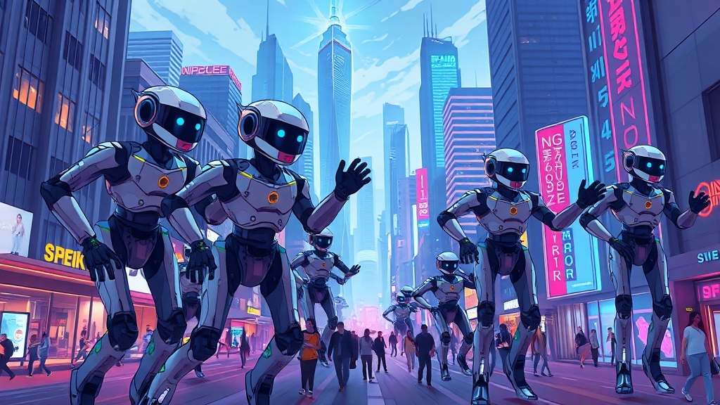 피지컬AI 개요 (cartoon 스타일)