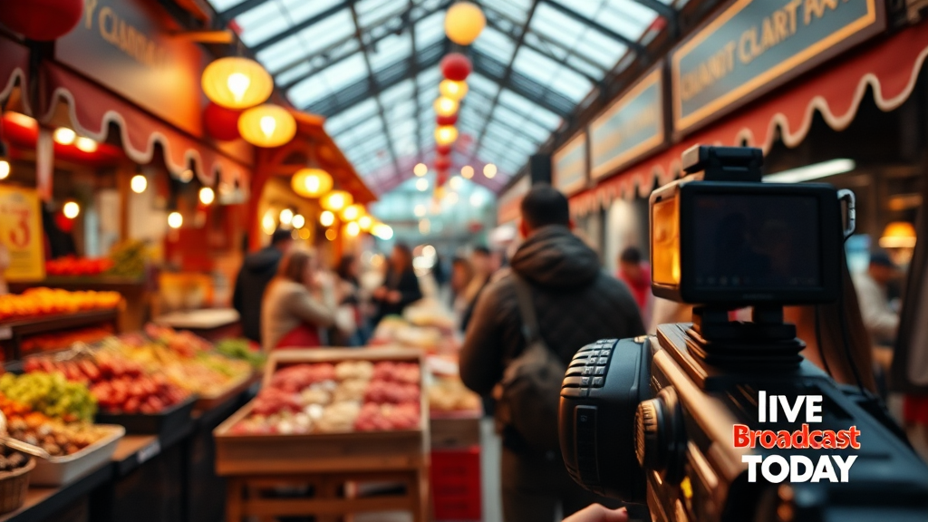 방송 맛집 관련 방송 정보 (realistic 스타일)