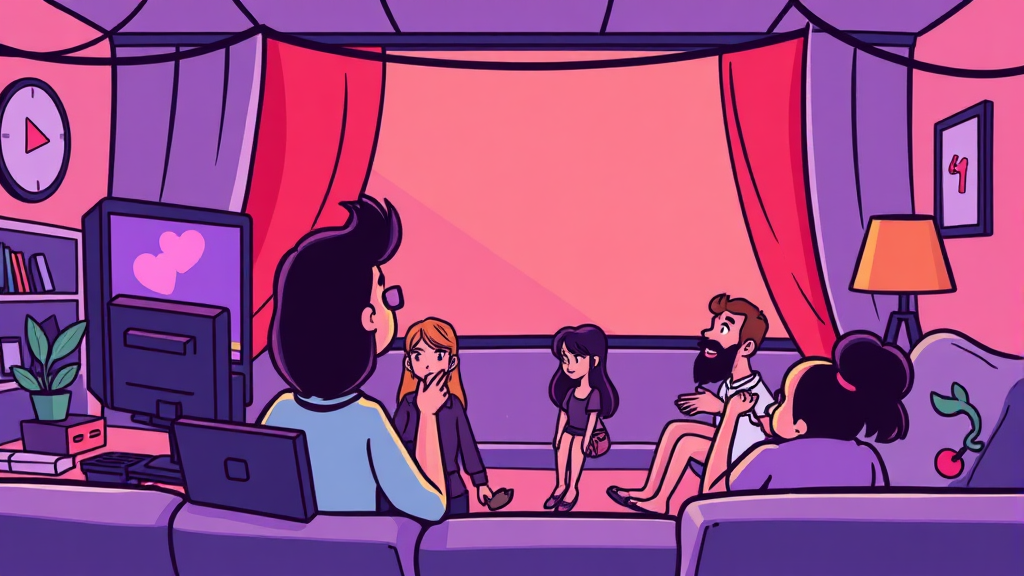 안전하고 합법적인 드라마 다시보기 방법 (cartoon 스타일)