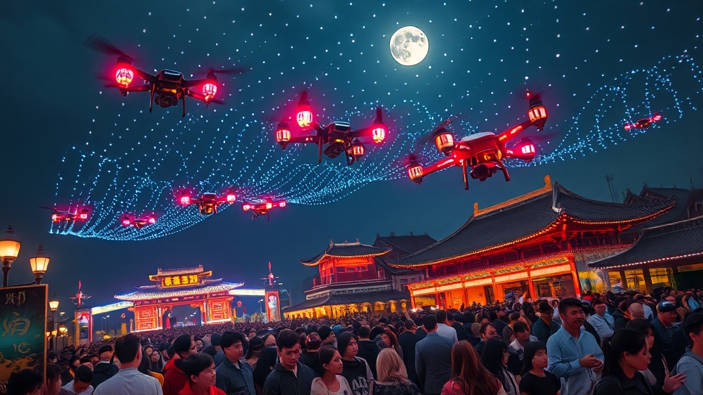 밤을 수놓는 야간 프로그램 (realistic 스타일)