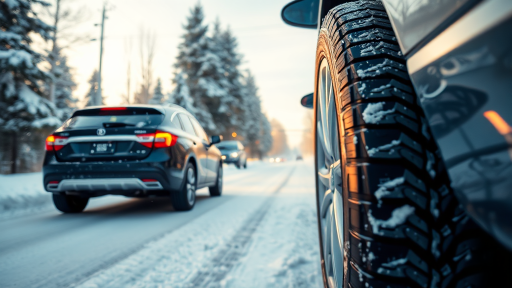 윈터 타이어 선택, 무엇을 고려해야 할까? (realistic 스타일)