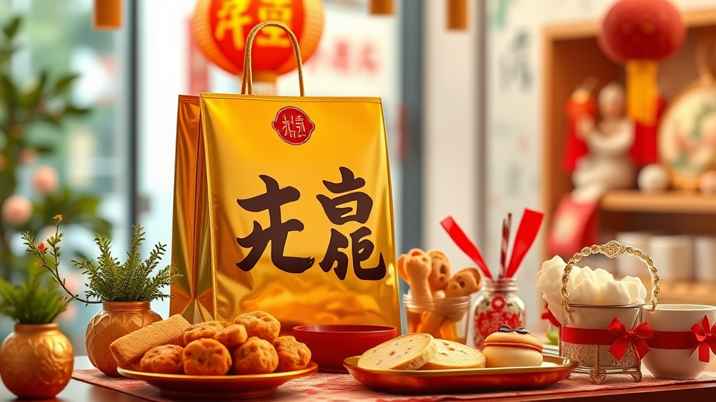 설 선물 트렌드 분석 (realistic 스타일)