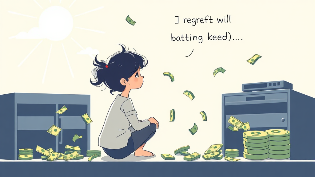 중도 해지 시 유의사항 (illustration 스타일)