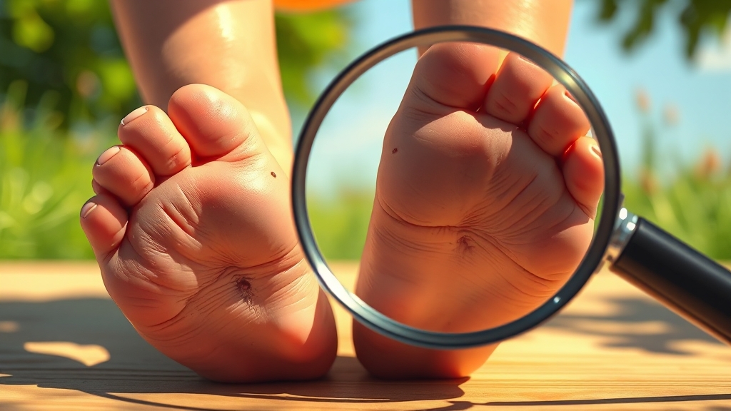 티눈? 물사마귀? 헷갈리는 피부 질환 (illustration 스타일)