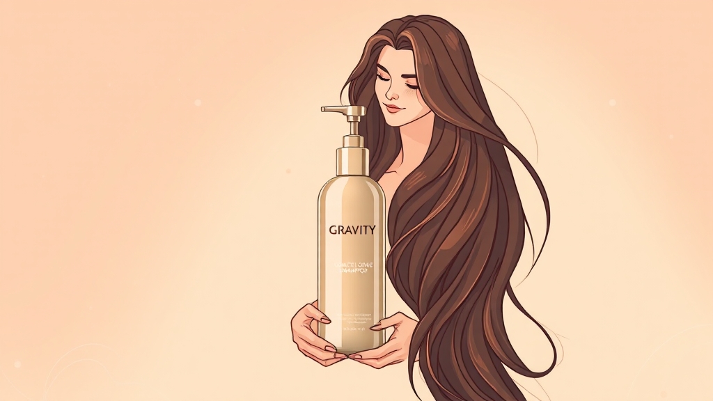 핵심 성분 & 탈모 완화 효과 (illustration 스타일)
