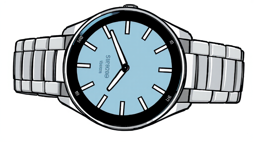 워치7 실버 44mm 선택 이유 (cartoon 스타일)