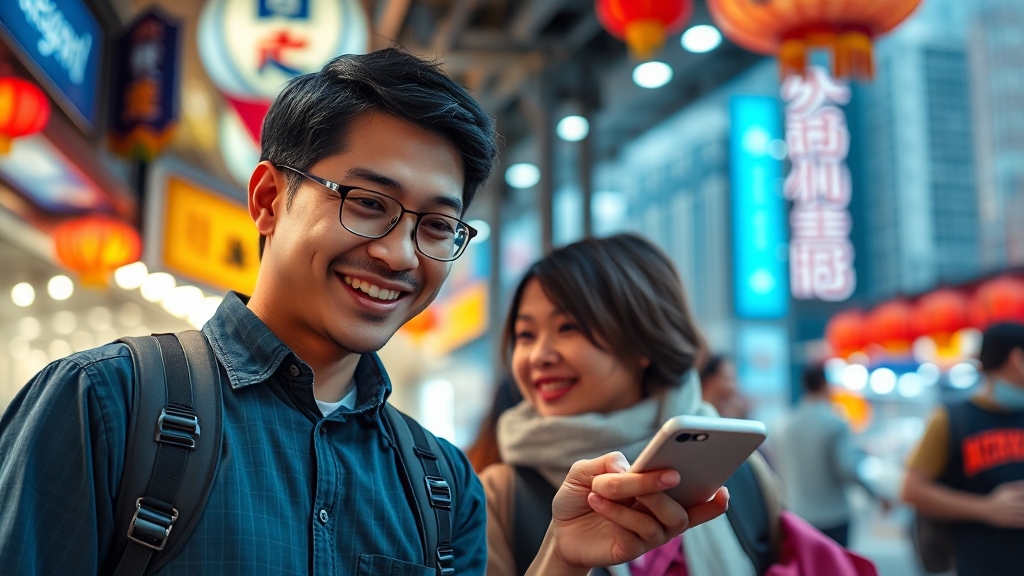 언어 장벽, 이렇게 해결! (realistic 스타일)