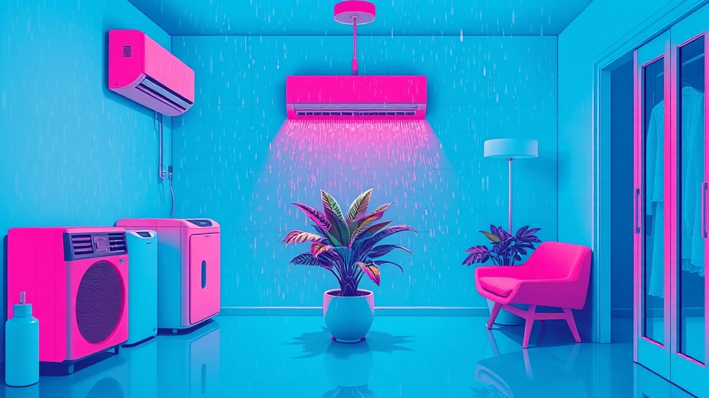 실내 습도 관리, 꿀팁! (popart 스타일)