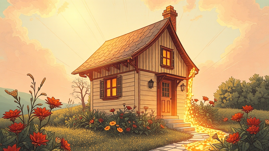 똥 꿈의 색깔과 장소 (illustration 스타일)