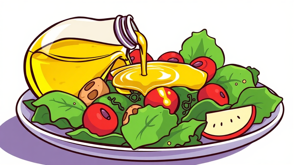 쾌변 위한 식단 조합 (cartoon 스타일)