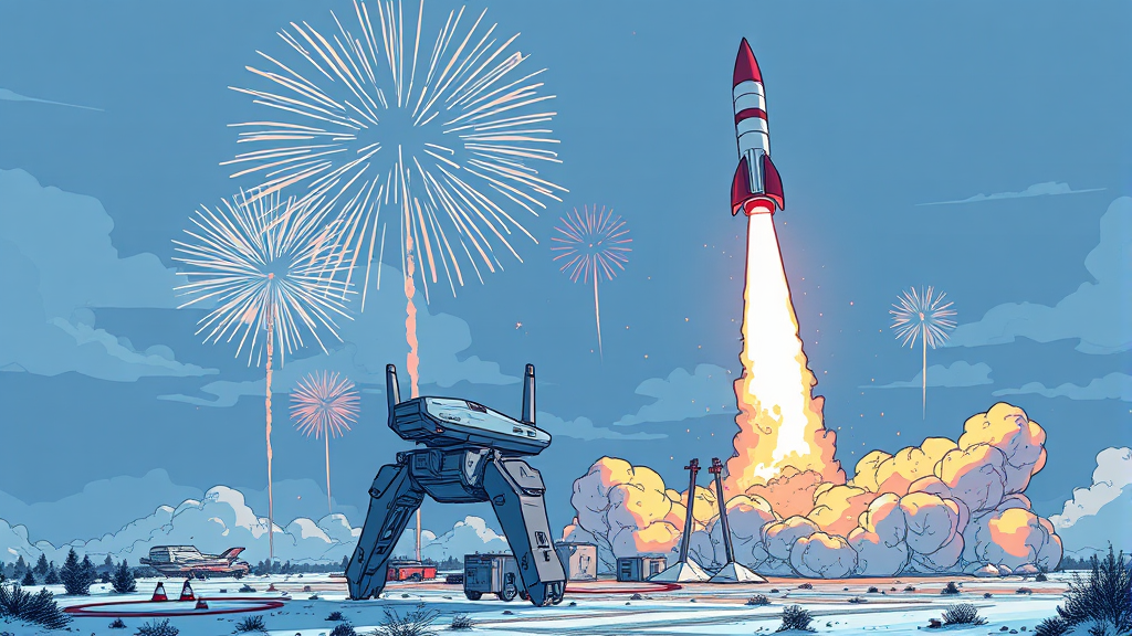 LIG넥스원, 앞으로 실적은? (illustration 스타일)