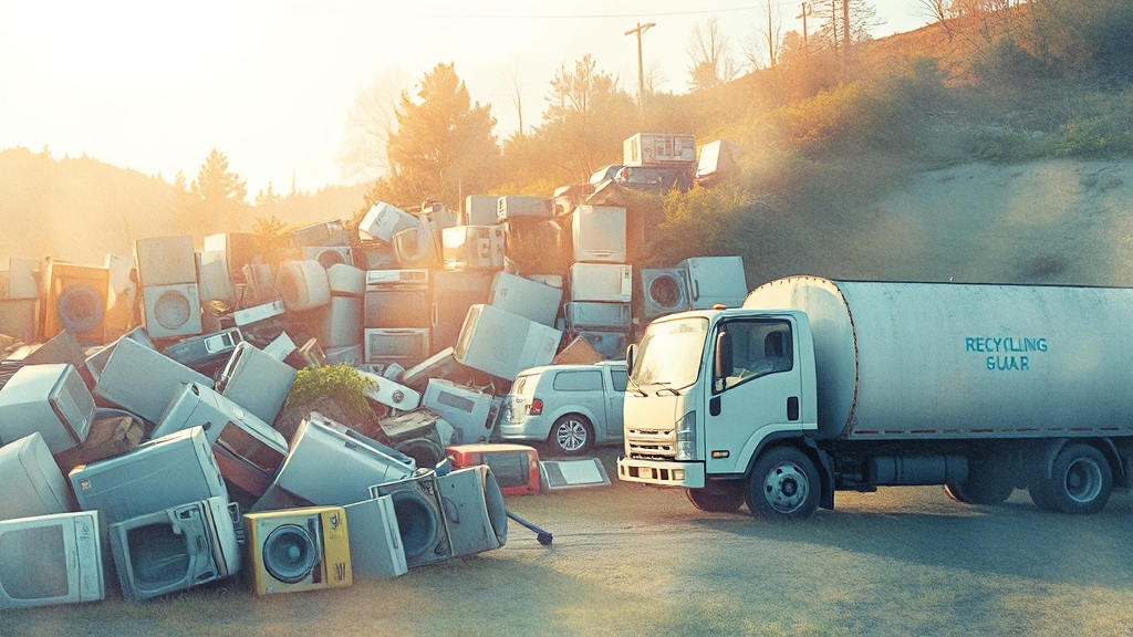 수거 가능 품목은? (watercolor 스타일)