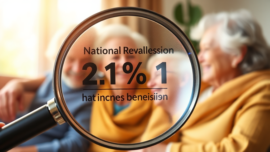 재평가율 & 가족연금 인상 (realistic 스타일)