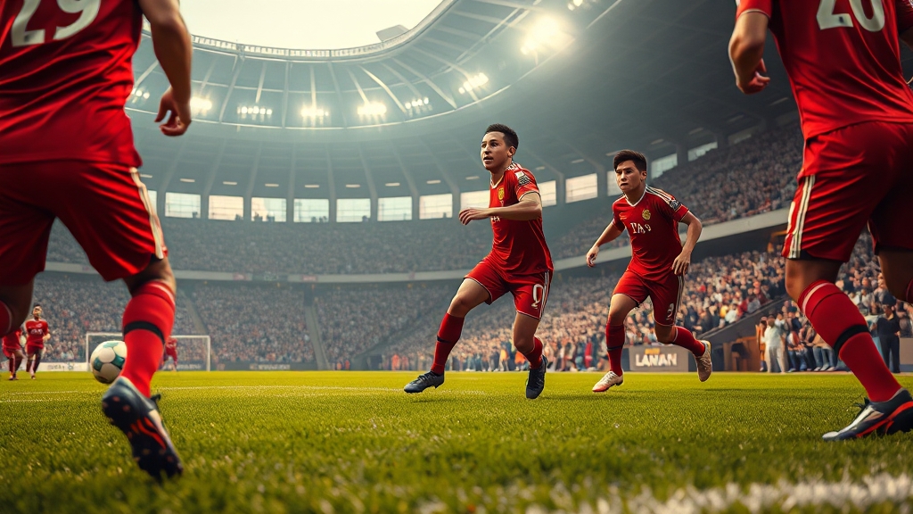 놓칠 수 없는 경기 정보 (realistic 스타일)