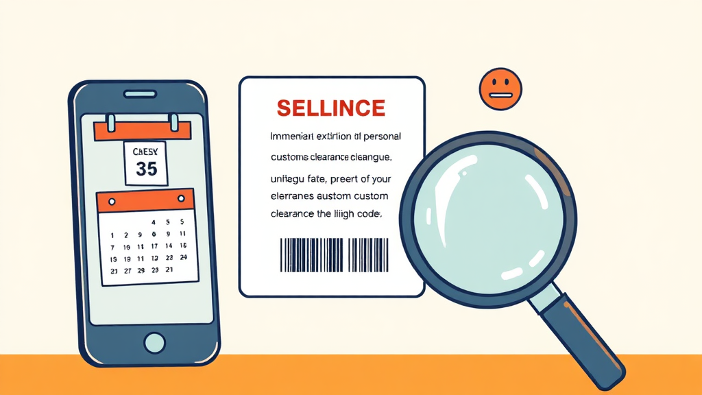 유효기간 확인 및 관리법 (illustration 스타일)