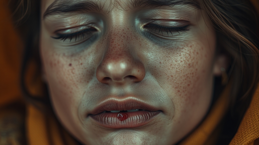 입술 물집? 단순포진 원인, 증상부터 전염 예방, 치료법 A to Z (2025최신) 7 단순포진 재발 원인과 관리 (realistic 스타일)