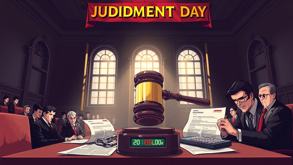 배임죄, 처벌은 어떻게 될까요? (cartoon 스타일)