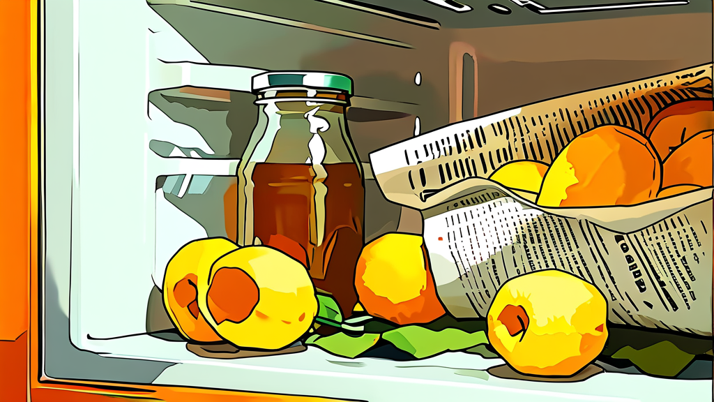 신선한 생강 고르는 법과 보관 팁 (cartoon 스타일)