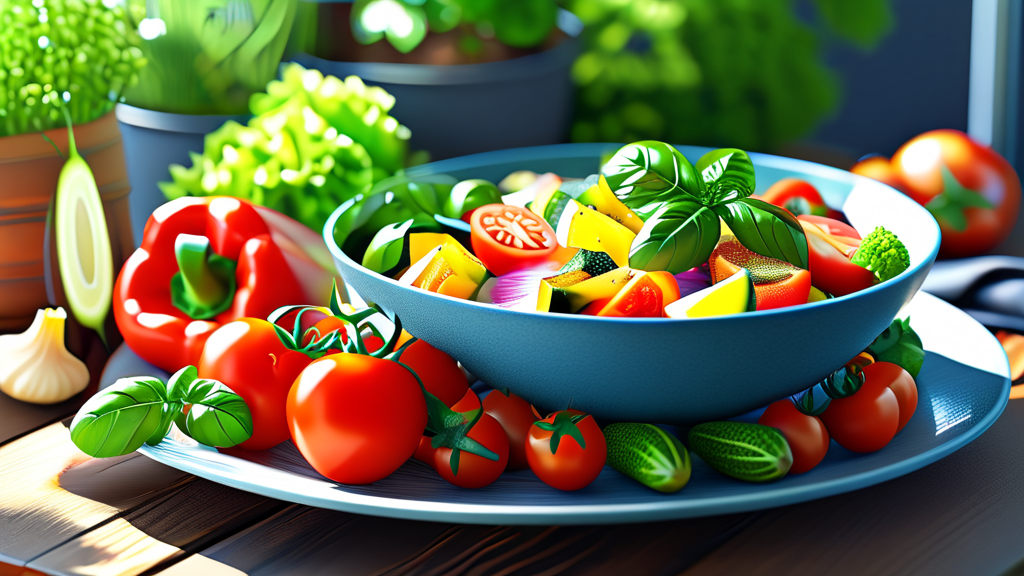 혈당 관리에 도움이 되는 채소 섭취법 (realistic 스타일)