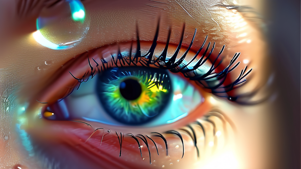 안구건조증, 오해와 진실 (realistic 스타일)