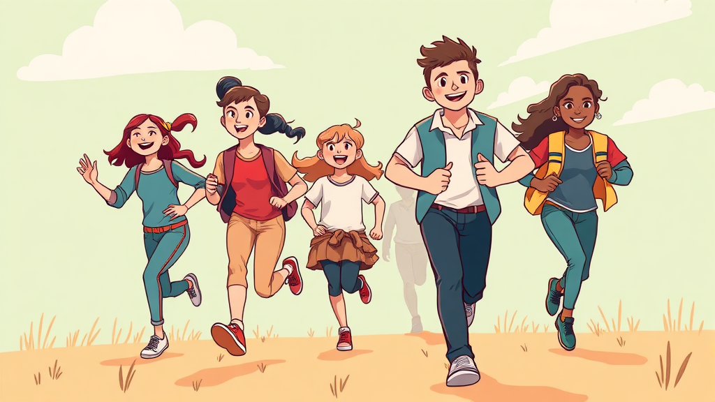 꿈을 향해 나아가세요! (illustration 스타일)