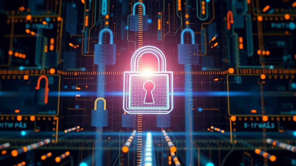 개인정보 저장 및 관리 방식 (realistic 스타일)