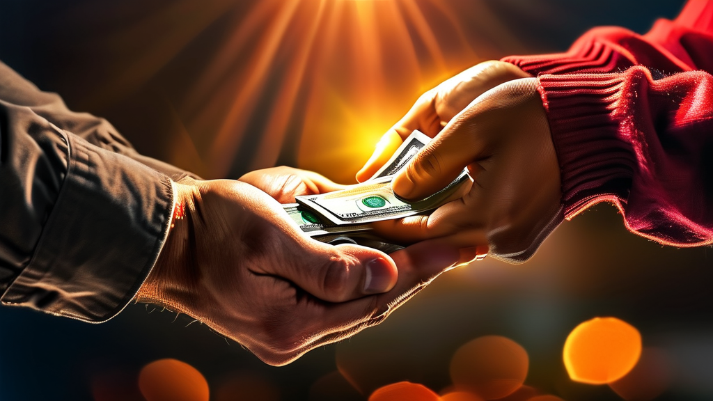 얼마나 받을 수 있나요? 지원 금액 알아보기 (realistic 스타일)