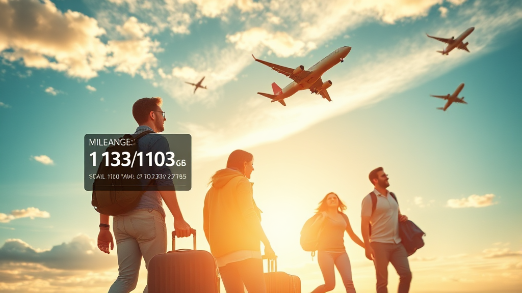 대한항공 마일리지란? (realistic 스타일)