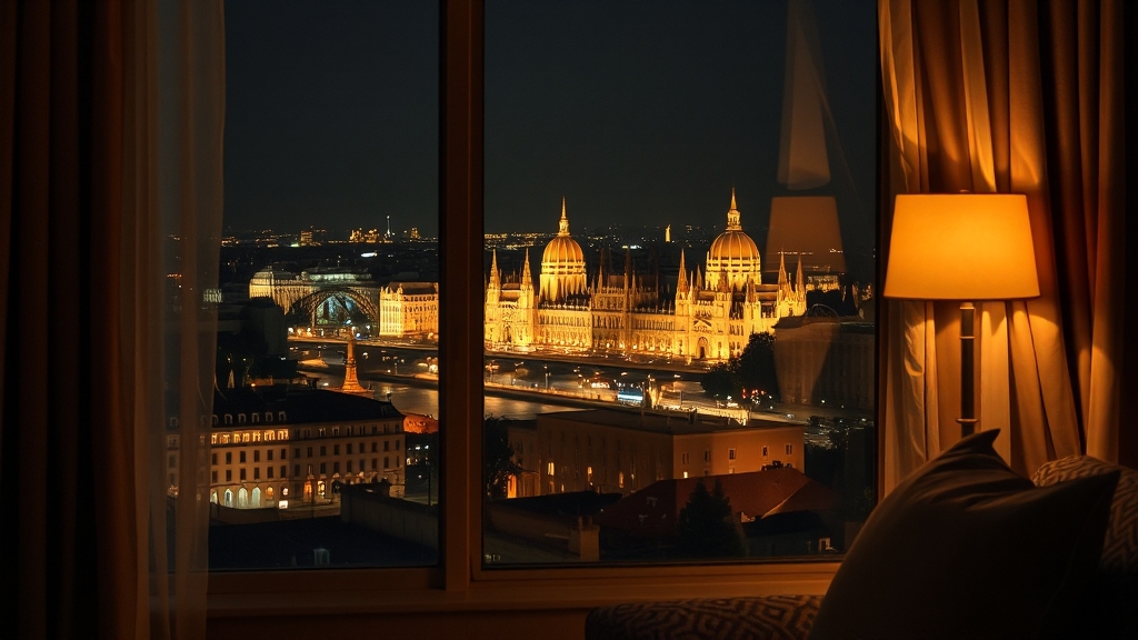 야경 감상 후 숙소: 추천 호텔 & 아파트 (realistic 스타일)