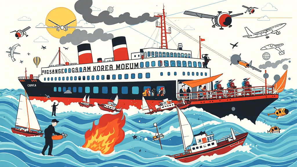 문화 및 사회 이슈: 전시회 및 사건사고 (cartoon 스타일)