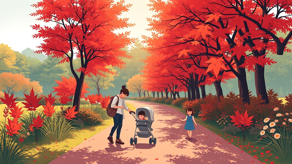 화담숲, 어떤 곳일까요? (illustration 스타일)