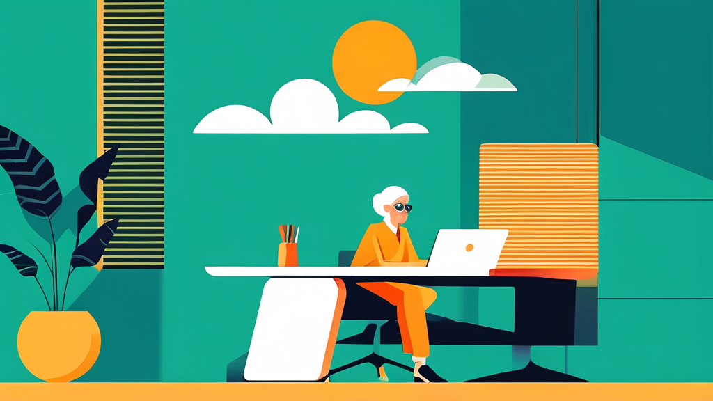 퇴직연금 운용, 수익률 높이는 전략 (illustration 스타일)