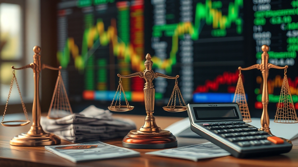 투자 시 세금 관련 주의사항 (realistic 스타일)