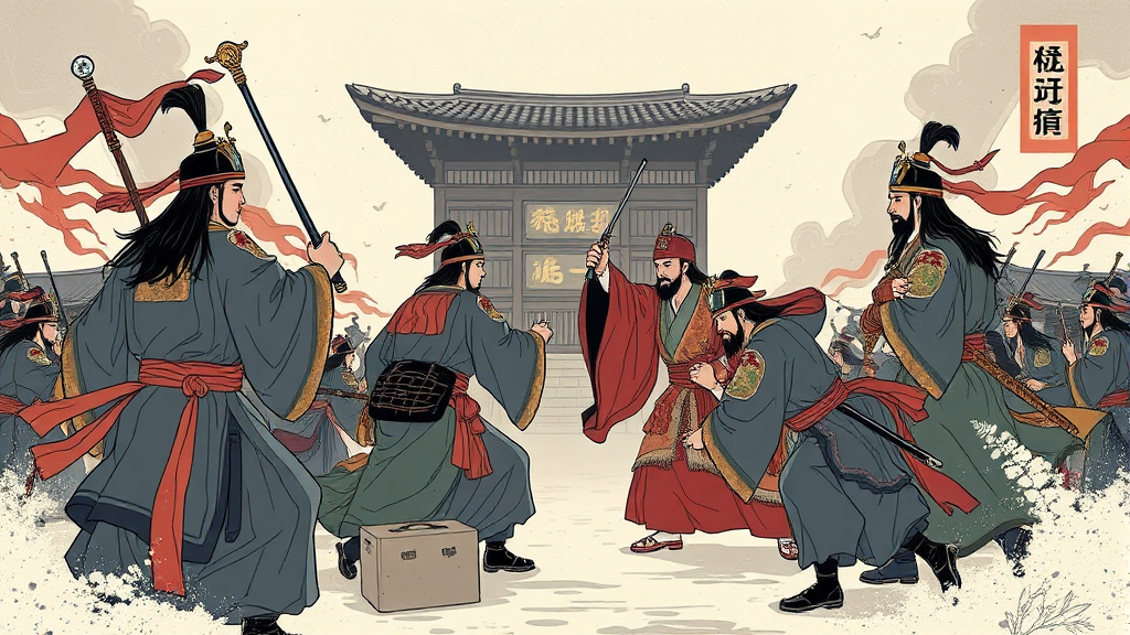 역사적 의미와 교훈 (illustration 스타일)