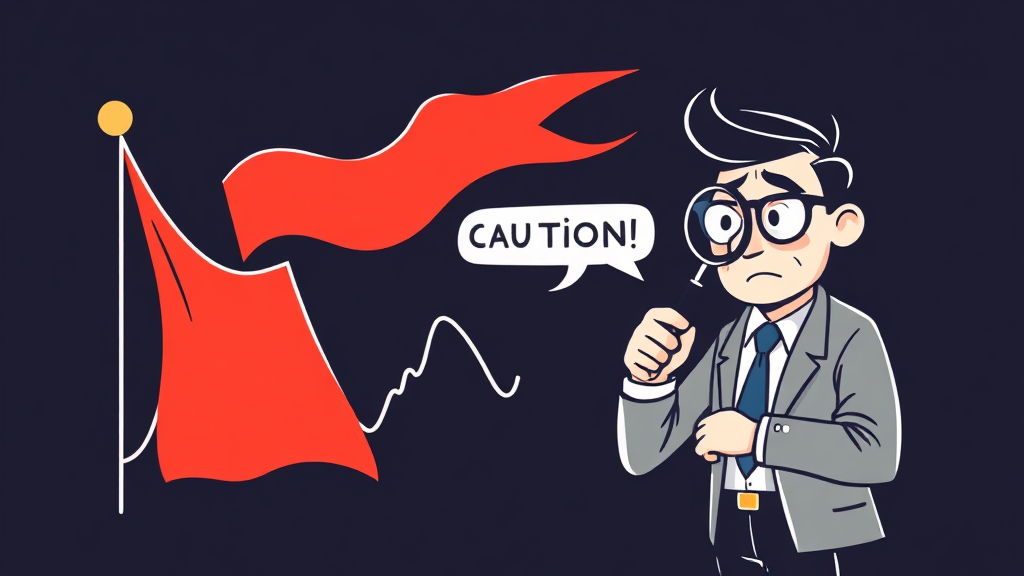 투자 전, 리스크는 꼼꼼히! (illustration 스타일)