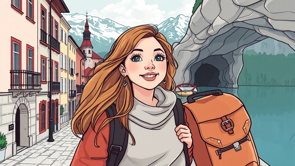 슬로베니아 여행 경비 및 준비물 (illustration 스타일)