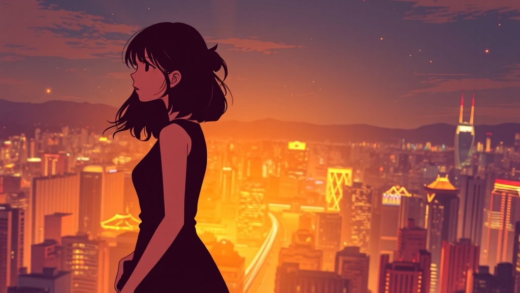 드라마의 주제와 메시지 (cartoon 스타일)