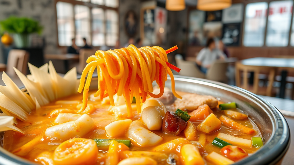 방송에서 소개된 여주 막국수 맛집 탐방 (realistic 스타일)