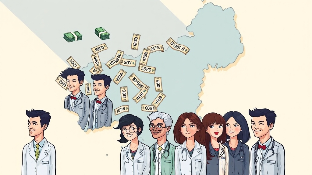 지역별 모발이식 비용, 얼마나 다를까? (cartoon 스타일)