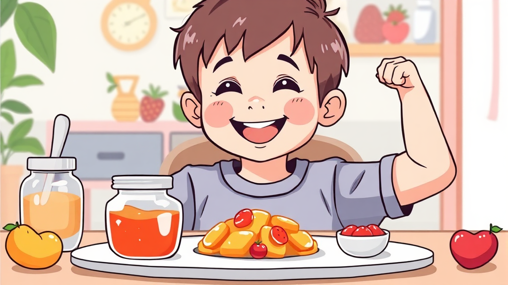 성장기 어린이를 위한 영양제 선택 기준 (illustration 스타일)