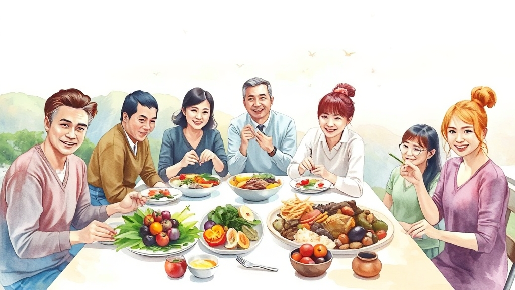체질별 맞춤 식단 가이드 (watercolor 스타일)