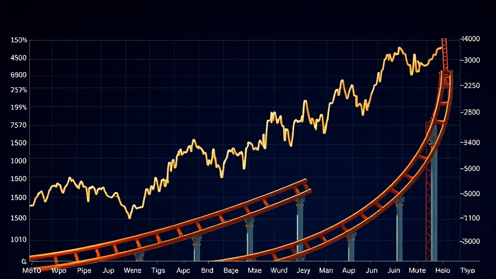 주가 급등락 배경 분석 (realistic 스타일)