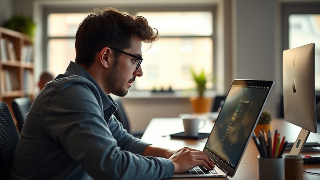 멀티태스킹 및 사용자 경험 (realistic 스타일)