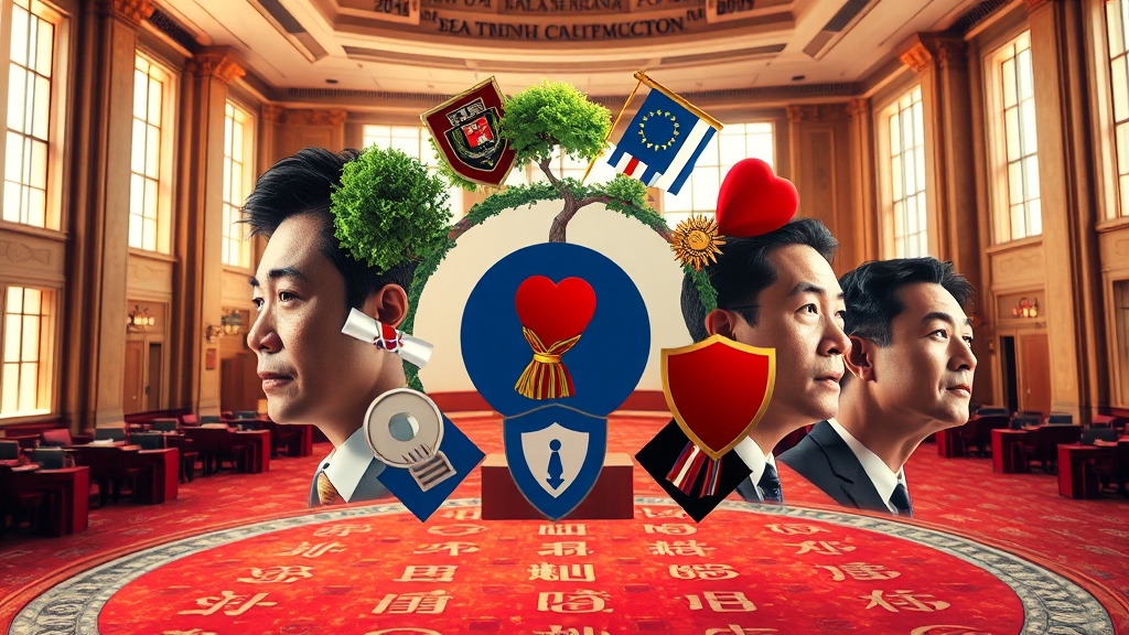 대선 주자, 공약 비교 분석 (realistic 스타일)
