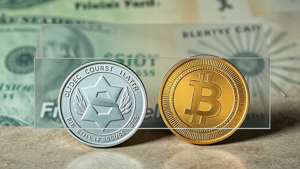 핵심 비교! USDT vs USDC (realistic 스타일)
