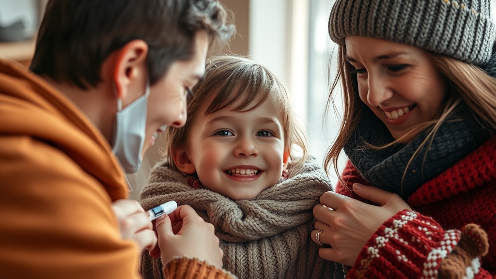 독감 예방접종, 왜 필요할까? (realistic 스타일)