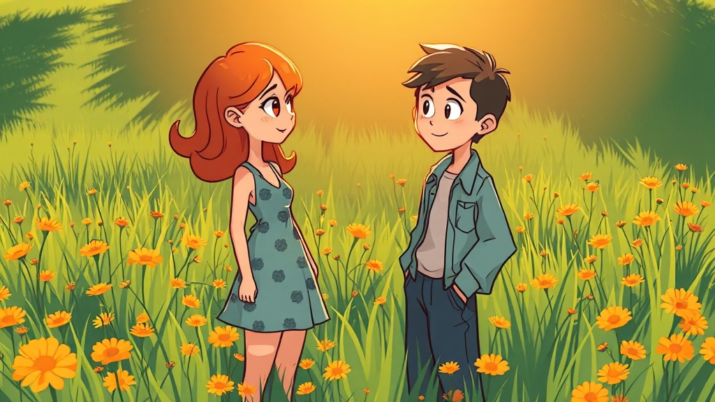 에겐형 vs 테토형: 주요 특징 비교 (cartoon 스타일)