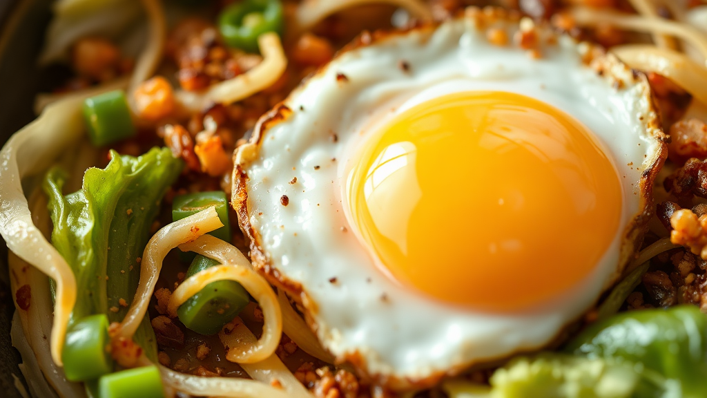 봄동 비빔밥, 황금 레시피의 모든 것 (watercolor 스타일)